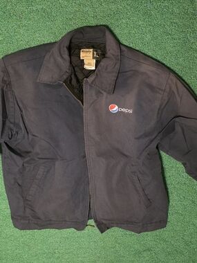 Pepsi Logo Navy Work Jacket
